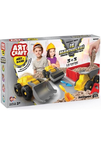 Art Craft İş Makineleri Kum Seti 750 gr