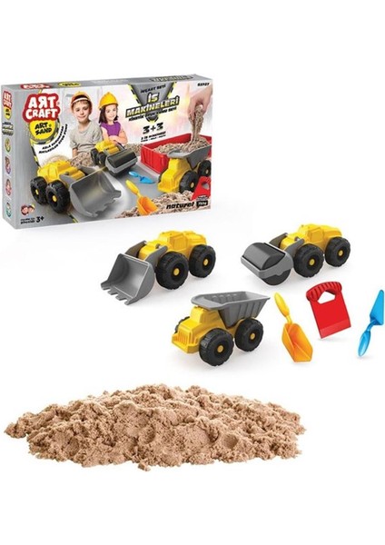 Art Craft İş Makineleri Kum Seti 750 gr