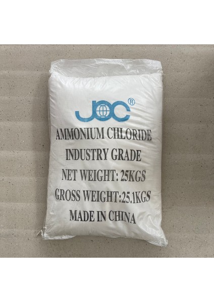 Amonyum Klorür E510 Chemical Pure 25 kg