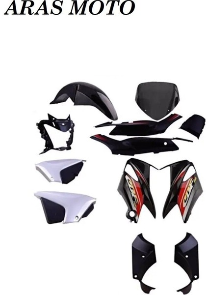 Honda Cbf 150 Siyah Grenaj Seti - Kaporta Seti-Arasmoto