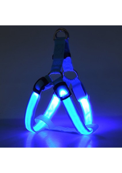 LED Işıklı Kedi Köpek Göğüs Tasması Küçük Irk Harness Air Mash Evcil Hayvan Ayarlanabilir Tasma indirimleri