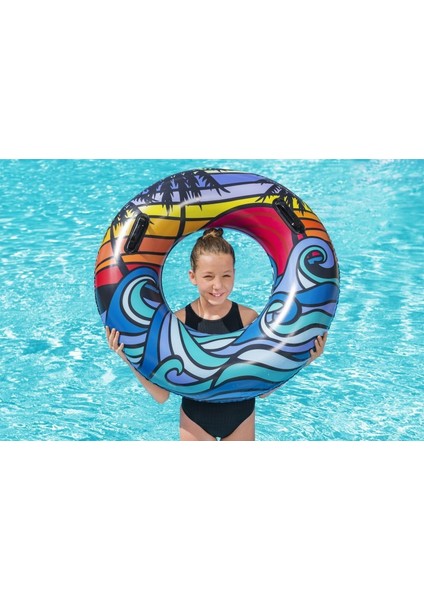 Tutunmalı 91 cm Ocean Desenli