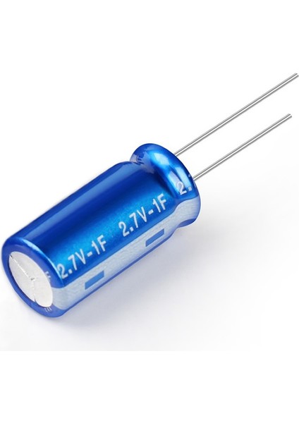 1f 2.7V Süpercap 8X14MM Dıp Süper Kapasitör Enerji Depolama Güneş Rüzgar Akü Batarya Güç Kaynağı
