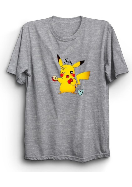 Pikachu, You, Part 2, Couple Anime Tişört