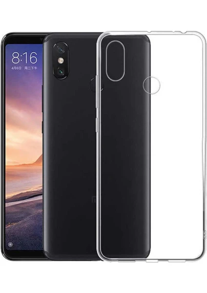 Kzy Xiaomi Mi 6x ile Uyumlu Kapak 1mm Süper Silikon Şeffaf Kılıf