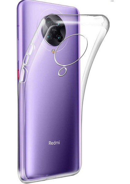 Xiaomi Poco F2 Pro ile Uyumlu Kapak 1mm Süper Silikon Şeffaf Kılıf