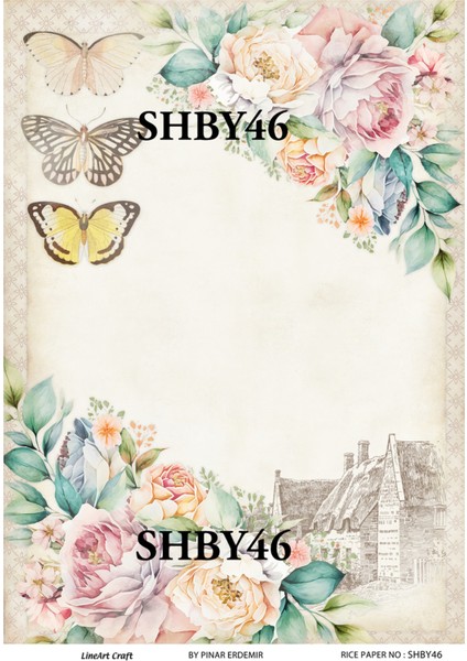 Pirinç Dekopaj Kağıdı LA-SHBY46