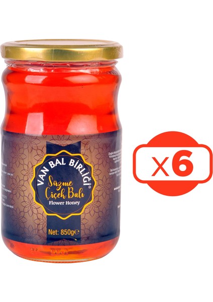 Çiçek Balı 850 gr x 6 Adet