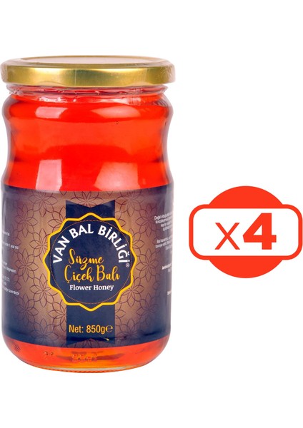 Çiçek Balı 850 gr x 4 Adet