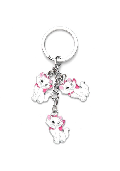 Kedi Fügürlü Anahtarlık