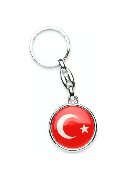 Türk Bayrağı Anahtarlık