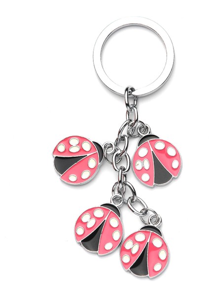 Uğur Böceği Figürlü Anahtarlık Mdl1