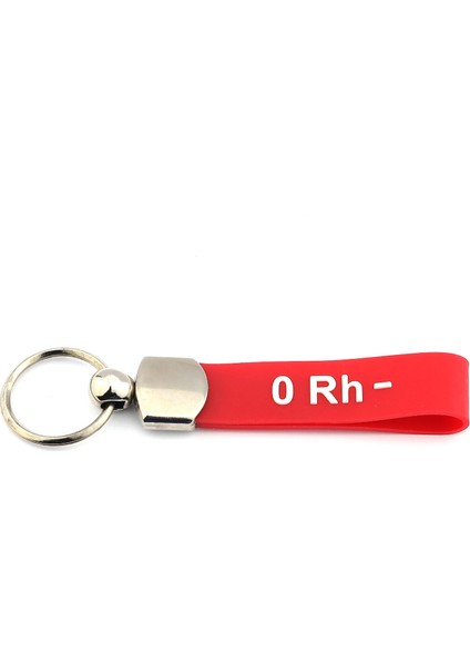0 Rh- Silikon Kan Grubu Anahtarlık