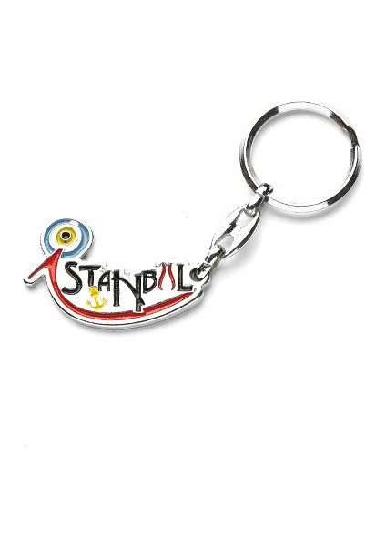 Istanbul Yazılı Anahtarlık