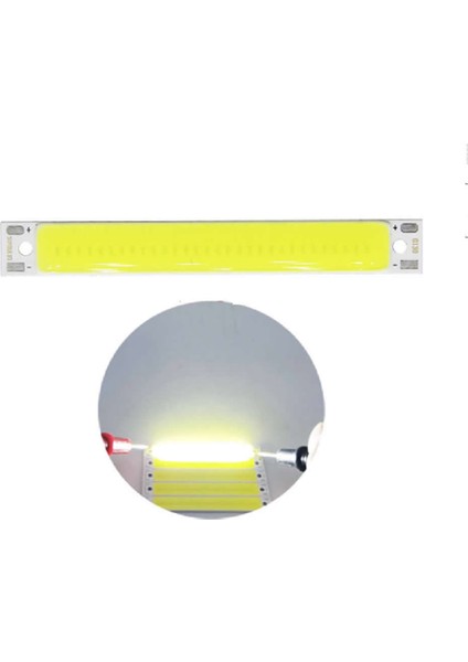 3W 60X8MM Soğuk Beyaz Şerit LED Modül Aluminyum Pcb Cob Şerit LED Floresan Lamba Aydınlatma Işık fiyatları