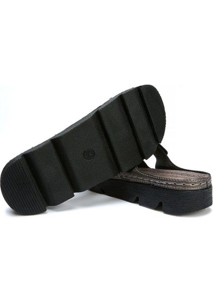 Kifidis SIB220519 Kifidis-Natura Kadın Anatomik Deri Terlik 36-41 Krom/chrome - 37 fiyatları