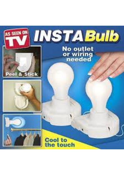 Insta Bulb Portatif Ledli Lamba 2 Adet fırsatları