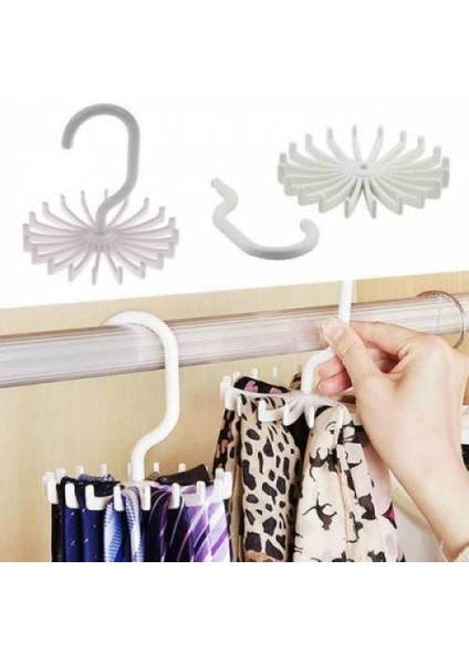 Kravat Askısı 20 Kancalı 2 Adet modelleri