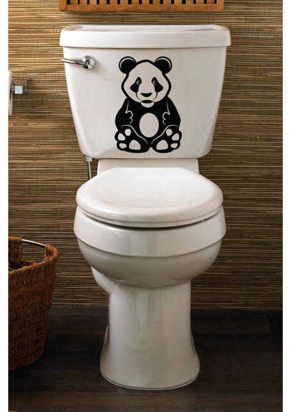Panda Klozet Kapağı ve Banyo Sticker