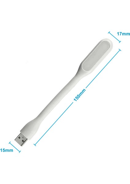 USB LED Lamba 15CM Beyaz Renk Işık Portatif Taşınabilir Gece Lambası Masa Aydınlatma Kamp Pc fiyatları