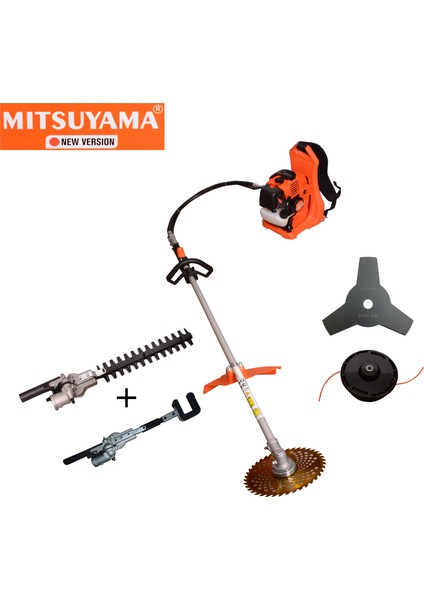 Japon Sırt Tırpan + Çit Kesme + Zeytin Silkeleme Makinesi 4.2kw 5.7hp
