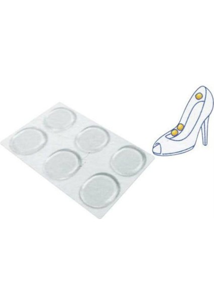 Ayak Vurma Önleyici Silikon Pedler (6 Adet)