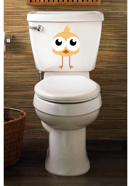 Minik Kuş Klozet Kapağı ve Banyo Sticker