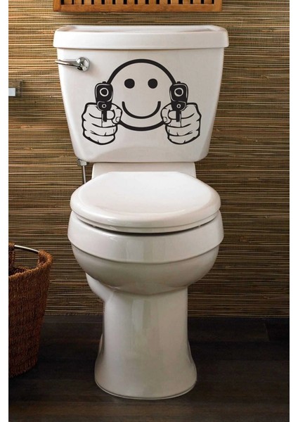 Shoot Klozet Kapağı Sticker