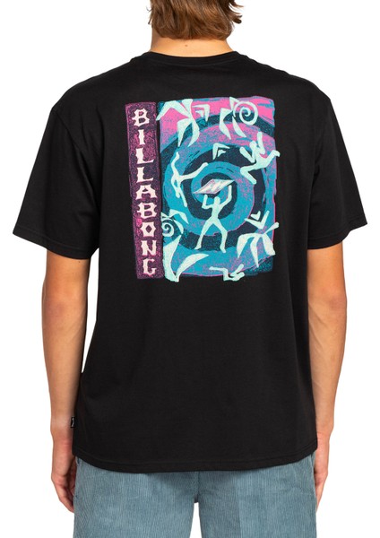 Spiral Ss Erkek Siyah T-Shirt EBYZT00110-BLK