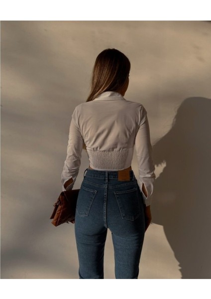 Beyaz Korseli Gömlek modelleri