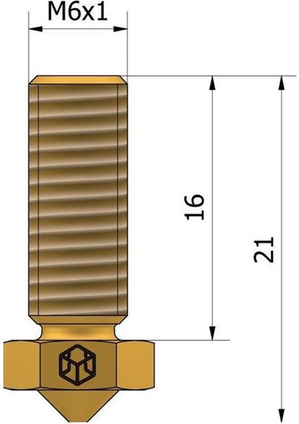 Csa Volcano Nozzle 0.6 mm