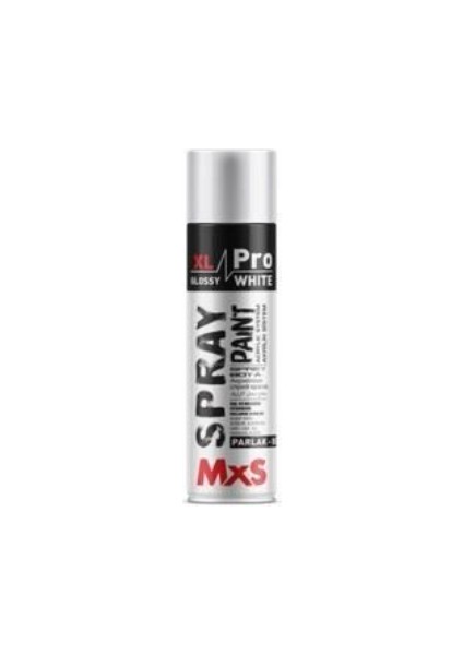 (MxS186502)MxS Prox Sprey Boya Ral 9010PARLAK Beyaz 500 ml