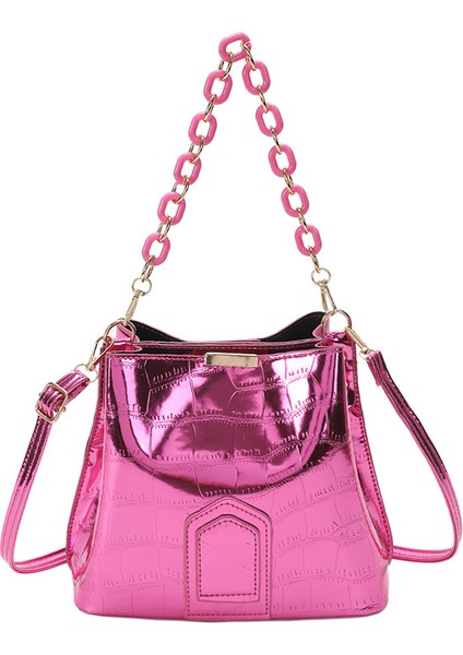 Net Kırmızı Kişilik Modası Bu Yıl Popüler Lazer Zincir Çanta (Yurt Dışından)