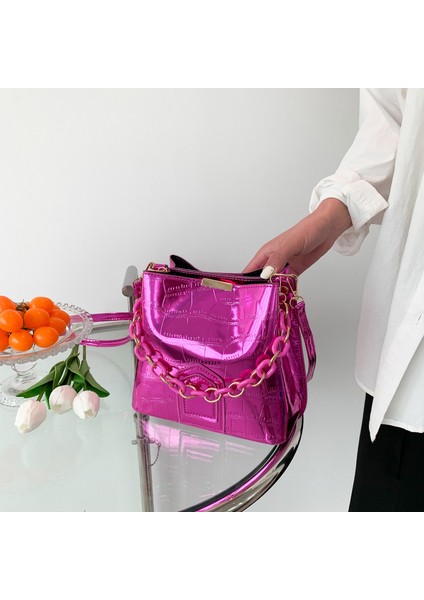 Net Kırmızı Kişilik Modası Bu Yıl Popüler Lazer Zincir Çanta (Yurt Dışından) fiyatları