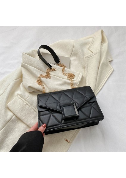 Eşkenar Dörtgen Nakış Ipliği Moda Zincir Çanta (Yurt Dışından)