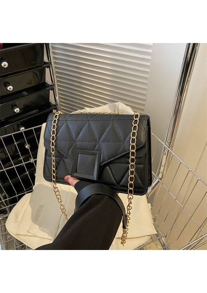 Eşkenar Dörtgen Nakış Ipliği Moda Zincir Çanta (Yurt Dışından) fiyatları