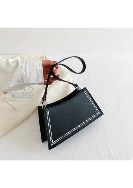 Ilkbahar Yaz Basit Omuz Küçük Kare Çanta (Yurt Dışından)