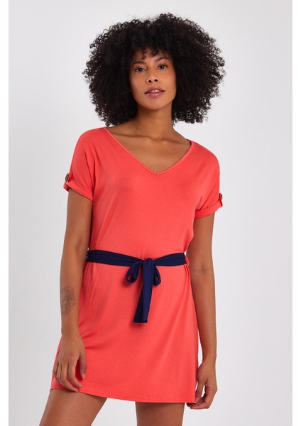 Kısa Kol Tunik Elbise (Tesco-20-00) fiyatları