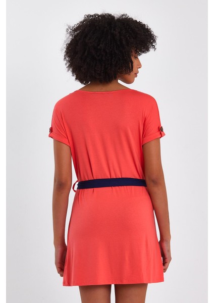 Kısa Kol Tunik Elbise (Tesco-20-00) fırsatları