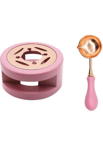 Davetiye Mum Mühürü Uygulama Seti Yavruağzı Renk 943 Çifte Kalp fırsatları