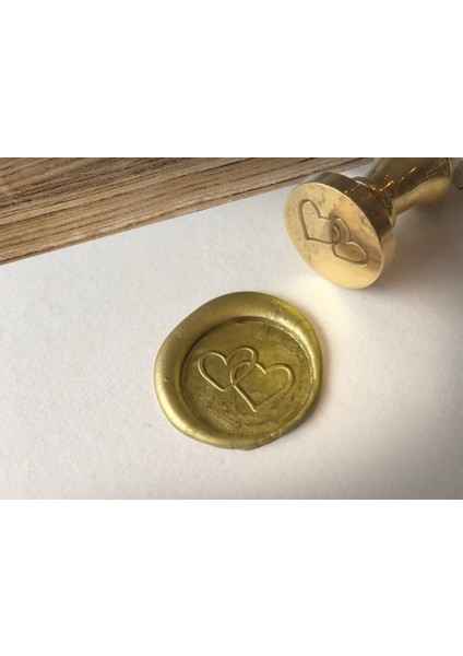 Davetiye Mum Mühürü Uygulama Seti Yavruağzı Renk 943 Çifte Kalp indirimleri