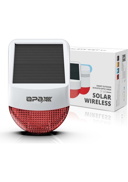 Bgr-35 Solar Dış Ortam Siren / Mesafe Artırıcı Repeater / Alarm Sistemi 3 In 1