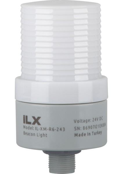 Rgb İkaz Lambası - Ø70 R6 Flaşör Seri 24 Vdc Ses Var 5 Renk