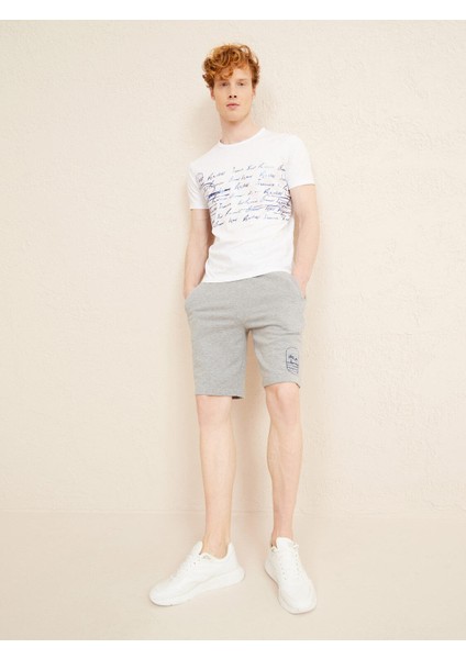 Bisiklet Yaka %100 Pamuk Slim Fit Baskılı Tişört fiyatları