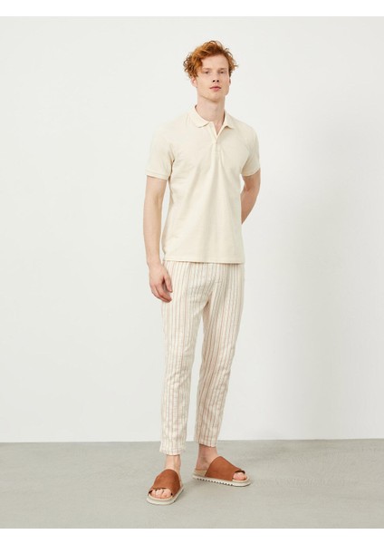 Polo Yaka %100 Pamuk Regular Fit Basic Tişört