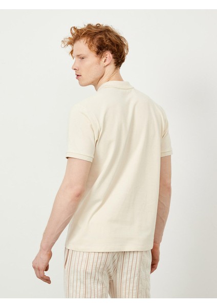 Polo Yaka %100 Pamuk Regular Fit Basic Tişört