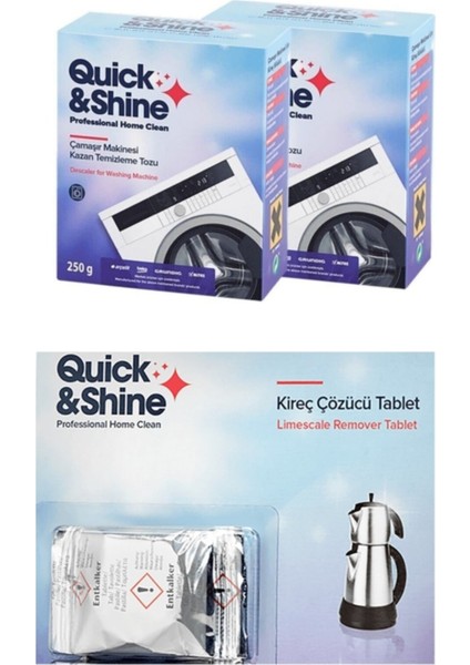 Çamaşır Makinesi Kazan Temizleme Tozu Kireç Çözücü Tablet
