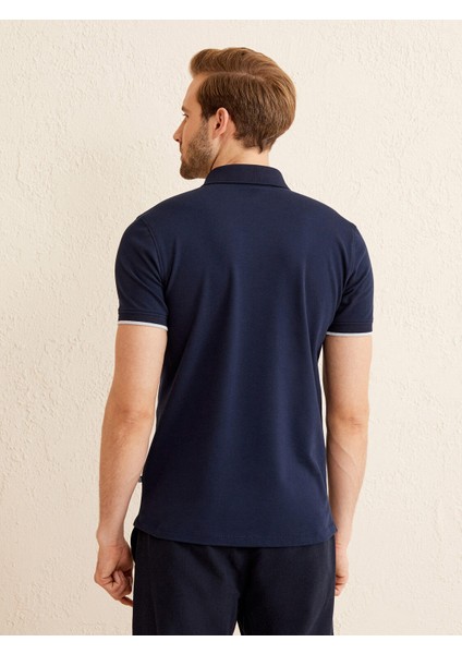 Polo Yaka Pamuklu Slim Fit Tişört