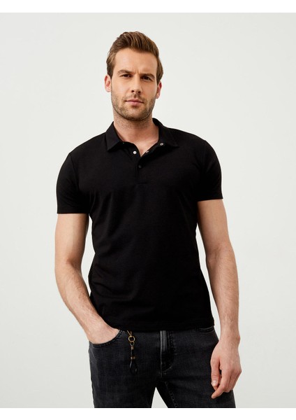 Polo Yaka Slim Fit Modal Tişört fiyatları