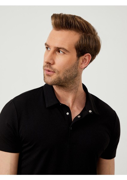 Polo Yaka Slim Fit Modal Tişört modelleri